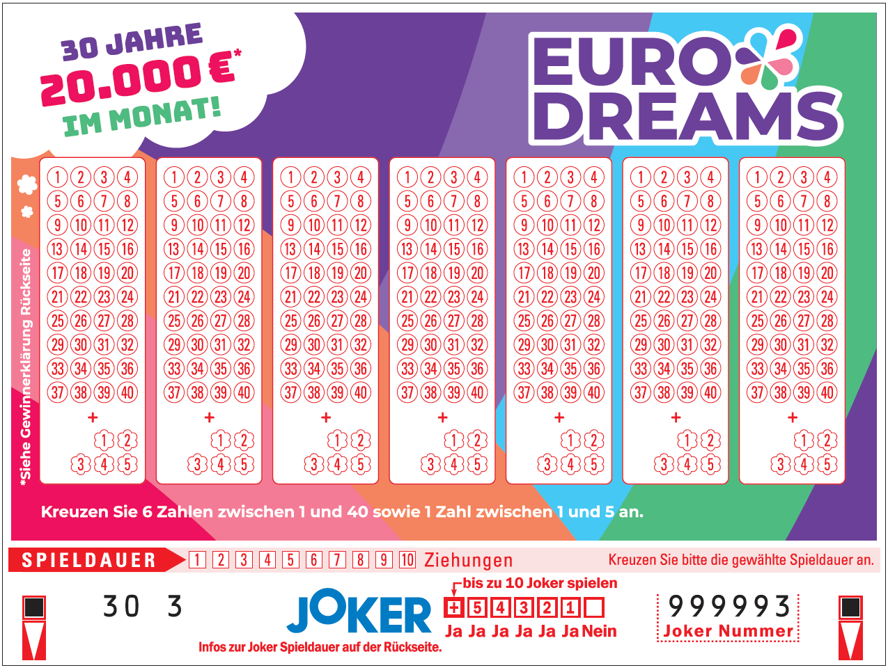 EuroDreams Normalschein