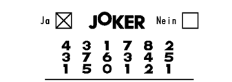 Joker Quittung Ansicht