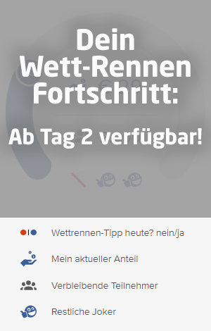 Dummybild für den Wett-Rennen-Fortschritt