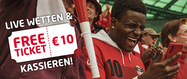 Supercup Livewette 10 € Free Ticket